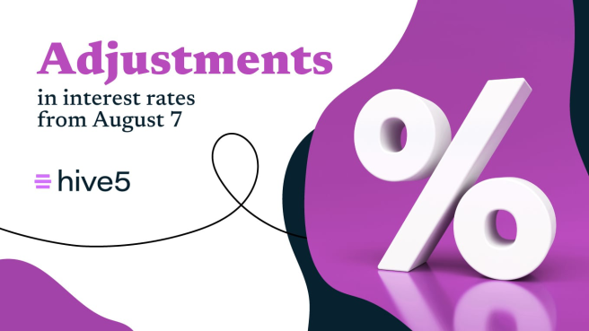 Adjustments in Interest Rates Starting August 7