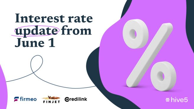 Interest rate update from June 1