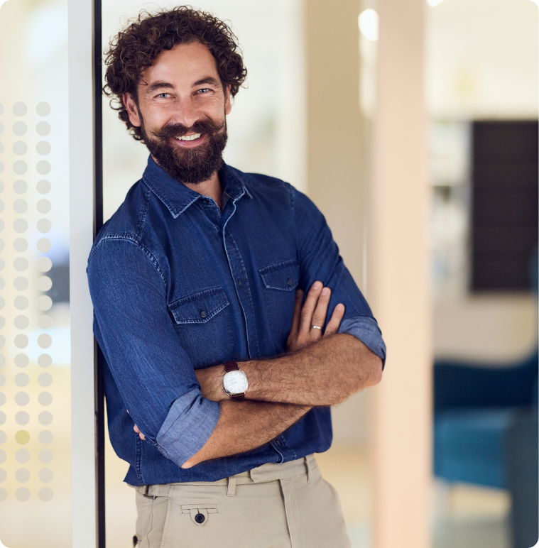 Professional reviewing investment protections